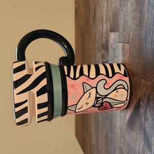 Retro giftcraft cat mug